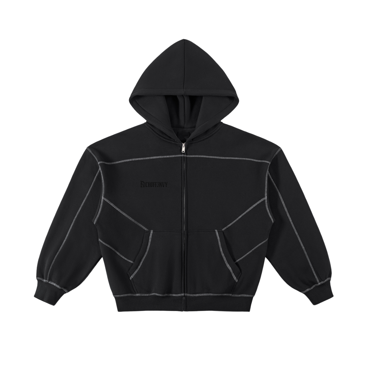 LINED ZIP-UP