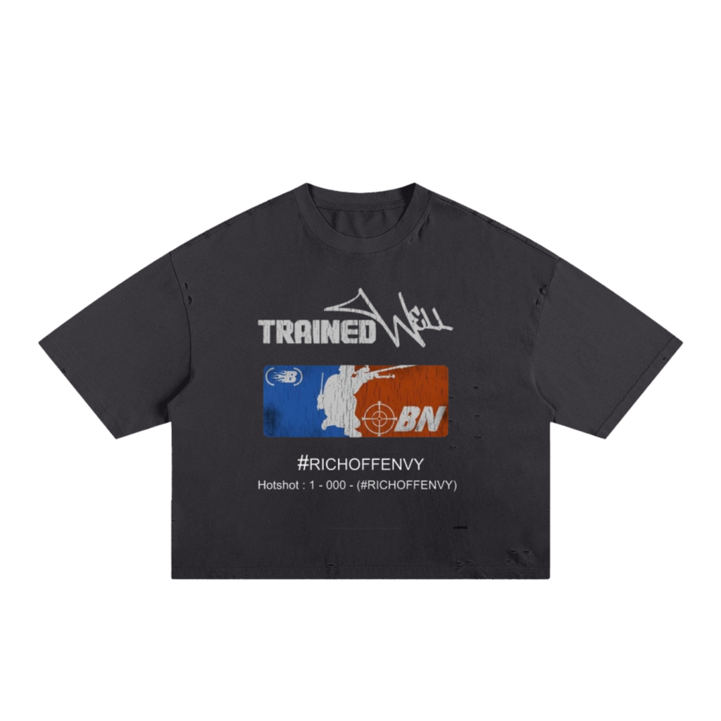 "TRAINED WELL" BOX TEE