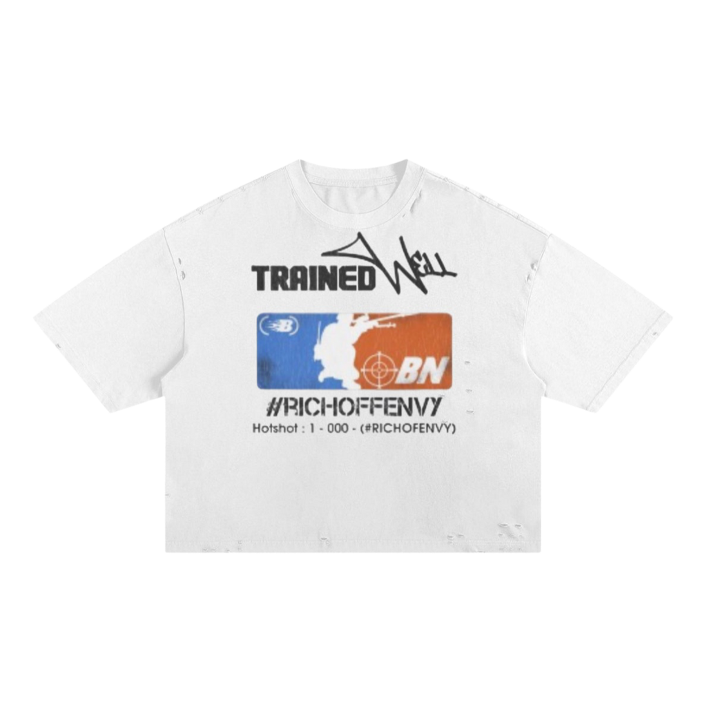 "TRAINED WELL" BOX TEE