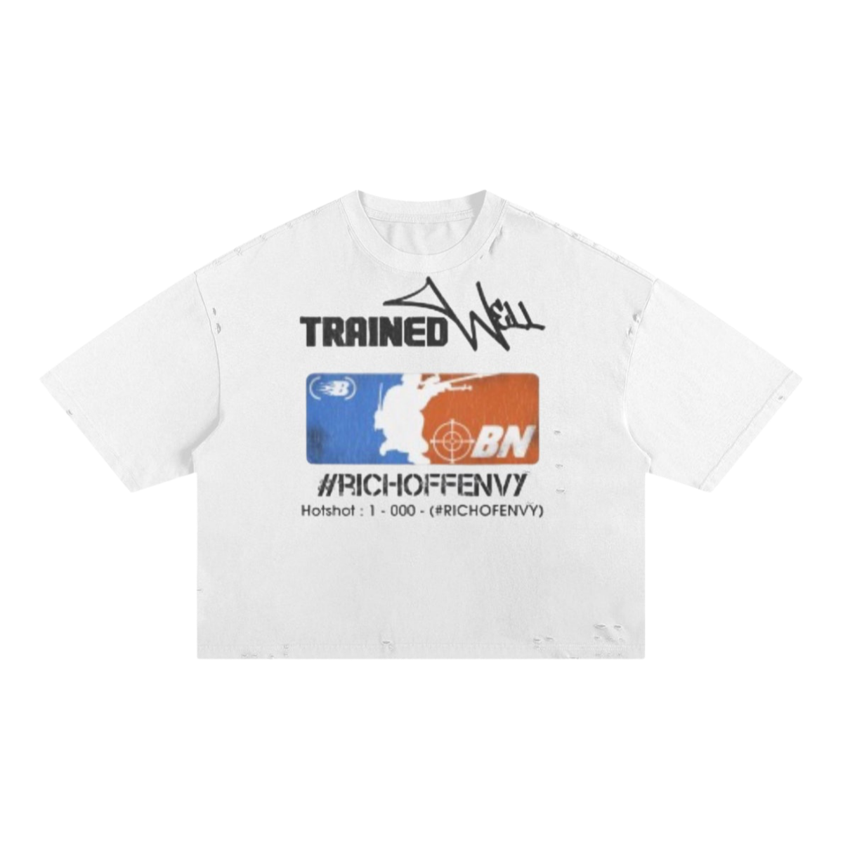 "TRAINED WELL" BOX TEE