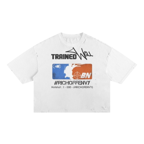"TRAINED WELL" BOX TEE